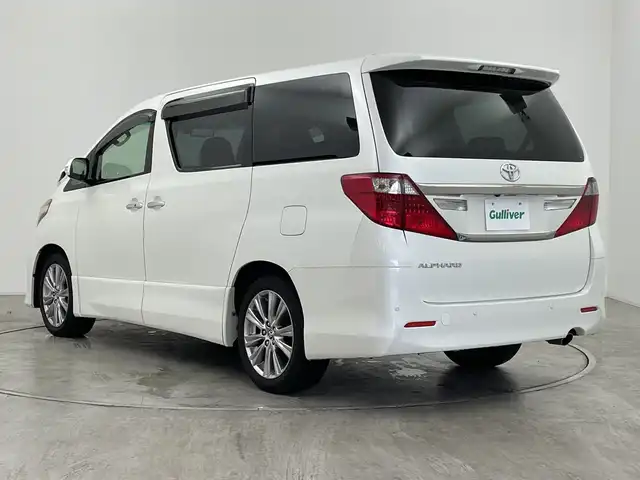 トヨタ アルファード 240S タイプゴールド 群馬県 2013(平25)年 9.2万km ホワイトパールクリスタルシャイン 純正８型ナビ　純正９後席モニター　フルセグＴＶ　バックカメラ　両側電動スライドドア　クルーズコントロール　ＡＶ１００Ｖ充電　ＨＩＤヘッドライト　ＥＴＣ　ハーフレザーシート　スマートキー　禁煙車