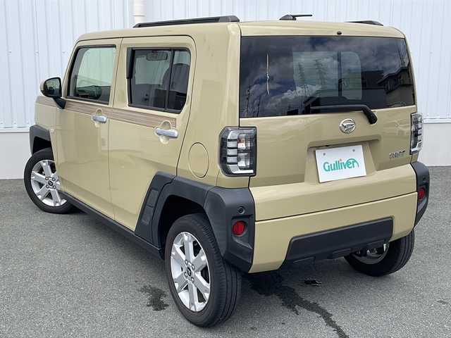 ダイハツ タフト G 三重県 2022(令4)年 4.9万km サンドベージュメタリック 衝突軽減ブレーキ/社外SDナビ、フルセグTV/社外CD、Bluetooth/バックカメラ　/シートヒーター/ガラスルーフ/スマートキー/プッシュスタート/コーナーセンサー/電子パーキング/電動格納ミラー/USB給電/アイドリングストップ/ステアリングスイッチ