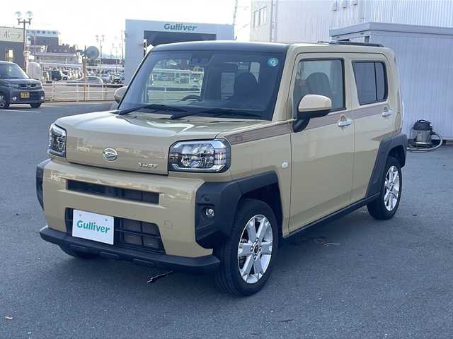 ダイハツ タフト G 三重県 2022(令4)年 4.9万km サンドベージュメタリック 衝突軽減ブレーキ/社外SDナビ、フルセグTV/社外CD、Bluetooth/バックカメラ　/シートヒーター/ガラスルーフ/スマートキー/プッシュスタート/コーナーセンサー/電子パーキング/電動格納ミラー/USB給電/アイドリングストップ/ステアリングスイッチ
