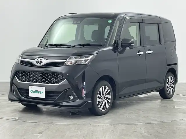 トヨタ タンク カスタムG 群馬県 2020(令2)年 3.5万km ブラックマイカメタリック 純正ナビ　バックカメラ　フルセグＴＶ　両側電動スライドドア　衝突被害軽減ブレーキ　レーンアシスト　クリアランスソナー　シートヒーター　アイドリングストップ　オートハイビーム　ＬＥＤ　ＥＴＣ　禁煙車