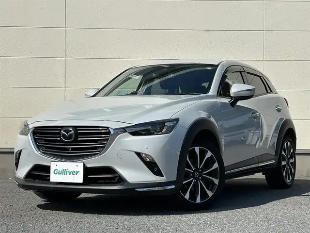 マツダ ＣＸ－３ XDプロアクティブSパッケージ 茨城県 2019(令1)年 5.2万km セラミックM 革巻きステアリング/ステアリングスイッチ/ーフティセンス/レーダークルーズコントロール/ステアリングヒーター/マツコネナビ/360°カメラ/ヘッドアップディスプレイ/ハーフレザーシート/シートヒーター/前後ドラレコ/オートワイパー/オートライト/フォグランプ/DVDプレイヤー/電子式パーキング/メモリーパワーシート/BSM