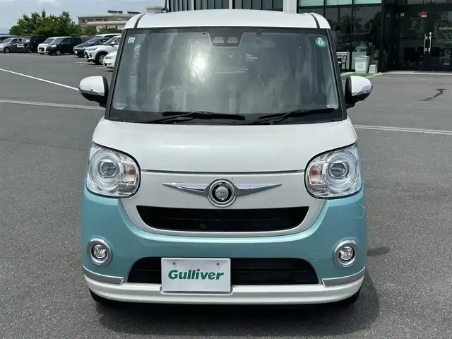 ダイハツ ムーヴ キャンバス G メイクアップ VS SAⅢ 奈良県 2021(令3)年 3.5万km パールホワイトⅢ/ファインミントメタリック 2トーン 純正8インチナビ/(AM/FM/CD/DVD/BT/iPod/SD/フルセグTV)/パノラマモニター/両側パワースライドドア/ETC/ドライブレコーダー/シートヒーター/プリクラッシュセーフティ/オートライト/オートマチックハイビーム/コーナーセンサー/アイドリングストップ/横滑り防止装置/ステアリングスイッチ/プッシュスタート/純正フロアマット/純正ドアバイザー/電格ミラー
