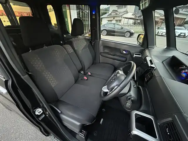 ダイハツ ウェイク G ターボ SA Ⅲ 愛媛県 2017(平29)年 4.8万km ブラックマイカメタリック 純正ナビ（Bluetooth/SD/フルセグテレビ）/両側パワースライドドア/ETC/前方ドライブレコーダー/純正フロアマット/純正14インチアルミホイール/HDMI/USB入力端子/コーナーセンサー/ABS/横滑り防止装置/盗難防止装置/衝突被害軽減ブレーキ/LEDヘッドライト/スペアキー/ベンチシート/Wエアバック/サイドエアバック