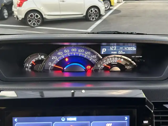 ダイハツ ウェイク G ターボ SA Ⅲ 愛媛県 2017(平29)年 4.8万km ブラックマイカメタリック 純正ナビ（Bluetooth/SD/フルセグテレビ）/両側パワースライドドア/ETC/前方ドライブレコーダー/純正フロアマット/純正14インチアルミホイール/HDMI/USB入力端子/コーナーセンサー/ABS/横滑り防止装置/盗難防止装置/衝突被害軽減ブレーキ/LEDヘッドライト/スペアキー/ベンチシート/Wエアバック/サイドエアバック