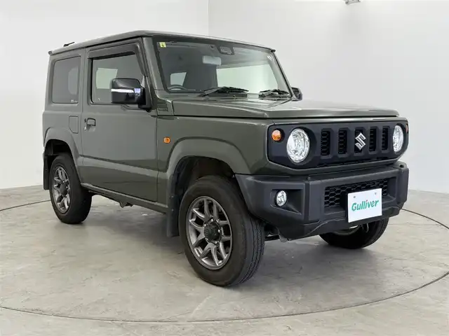 スズキ ジムニー XC 愛知県 2020(令2)年 3.7万km ジャングルグリーン スズキセーフティーサポート/ ・衝突軽減ブレーキ/ ・誤発進抑制機能/SDナビ/（Bluetooth/CD/DVD）/クルーズコントロール/ステアリングリモコン/シートヒーター（D/N）/革巻きステアリング/フォグランプ/純正16インチアルミホイール