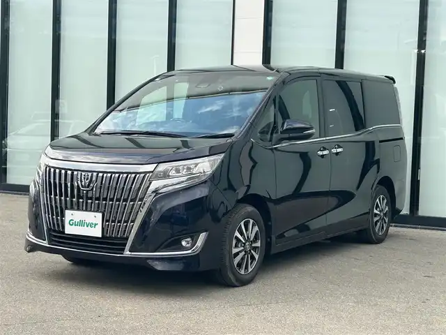 トヨタ エスクァイア Gi プレミアムパッケージ 大阪府 2019(平31)年 2.1万km スパークリングブラックパールクリスタルシャイン 純正９インチナビ/   フルセグTV/CD/DVD/Bluetooth/USB/バックモニター/衝突軽減ブレーキ/横滑り防止装置/コーナーセンサー/前席シートヒーター/両側パワースライドドア/クルーズコントロール/レーンキープアシスト/ステアリングスイッチ/両側パワースライドドア/アイドリングストップ/ステアリングヒーター/前後ドライブレコーダー/純正フロアマット/ハーフレザーシート/プッシュスタート/スマートキー/ＥＴＣ/ＬＥＤライト
