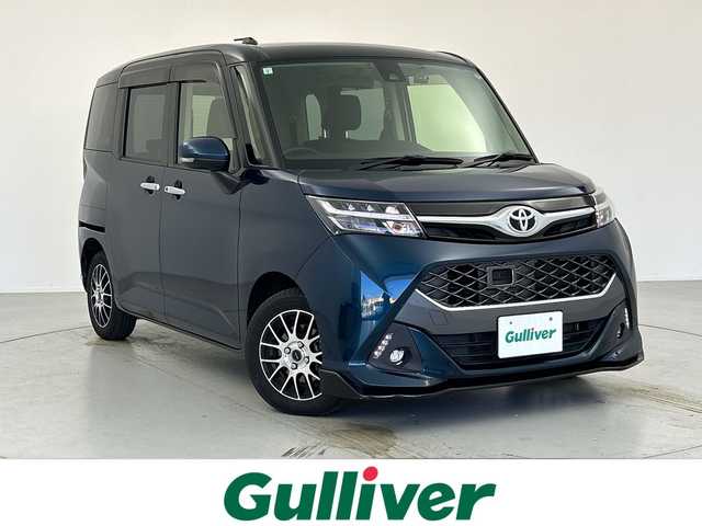トヨタ タンク カスタムG－T 愛知県 2017(平29)年 6.2万km ブラックマイカメタリック/レーザーブルークリスタルシャイン 2トーン 純正メモリナビ・フルセグＴＶ/バックカメラ/両側パワースライドドア/衝突被害軽減ブレーキ/LEDヘッドライト/ETC/スマートキー/エンジンプッシュスタート