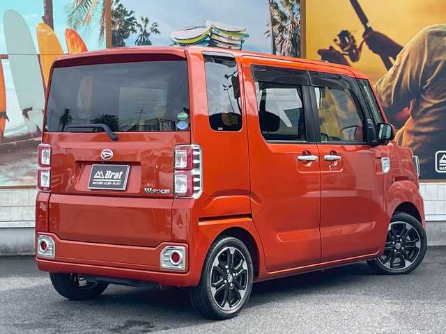 ダイハツ ウェイク G ターボ リミテッド SAⅢ 宮崎県 2019(平31)年 1.7万km トニコオレンジメタリック 両側パワースライドドア　/ケンウッドメモリーナビ　/全方位カメラ　/ETC　/ドラレコ　/オートハイビーム　/アイストップ　/USB入力　/DVD　/CD　/Bluetooth　/ワンセグTV　/社外フロアマット　/ドアバイザー　/バックソナー