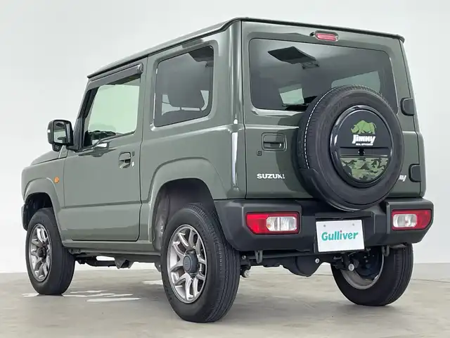 スズキ ジムニー XC 鹿児島県 2022(令4)年 4.7万km ジャングルグリーン 純正8インチSDナビ/(BT/CD/DVD/AM/FM/フルセグTV)/クルーズコントロール/前席シートヒーター/アイドリングストップ/ターボ/バックカメラ/前後ドライブレコーダー/オートマチックハイビーム/ダウンヒルアシストコントロール/スペアキー/4WD/純正LEDヘッドライト/純正フロアマット/純正16インチアルミホイール/ETC/保証書/取扱説明書