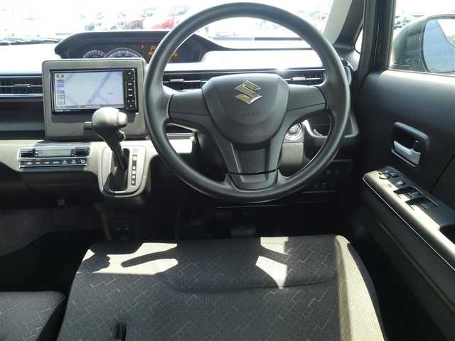 スズキ ワゴンＲ HYBRID FX リミテッド 千葉県 2018(平30)年 3.5万km ノクターンブルーパール スズキセーフティサポート/社外メモリーナビ/【DVD/CD再生機能　Bluetooth接続】/ヘッドアップディスプレイ/純正14インチアルミホイル/携帯リモコン