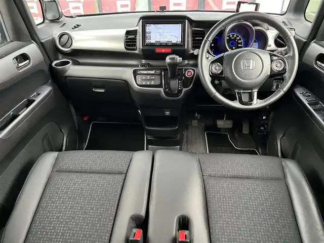 ホンダ Ｎ ＢＯＸ モデューロ X G ターボP 奈良県 2015(平27)年 4.4万km ポリッシュドメタルメタリック ワンセグナビ（ＡＶＩＣ－ＲＺ３０３）　/ミュージックサーバー（ＳＤ）　/バックカメラ　/クルーズコントロール　/スマートキー　/純正フロアマット　/ハーフレザーシート　/両側パワースライドドア　/純正アルミホイール