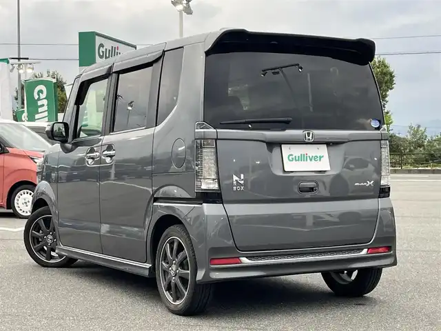 ホンダ Ｎ ＢＯＸ モデューロ X G ターボP 奈良県 2015(平27)年 4.4万km ポリッシュドメタルメタリック ワンセグナビ（ＡＶＩＣ－ＲＺ３０３）　/ミュージックサーバー（ＳＤ）　/バックカメラ　/クルーズコントロール　/スマートキー　/純正フロアマット　/ハーフレザーシート　/両側パワースライドドア　/純正アルミホイール