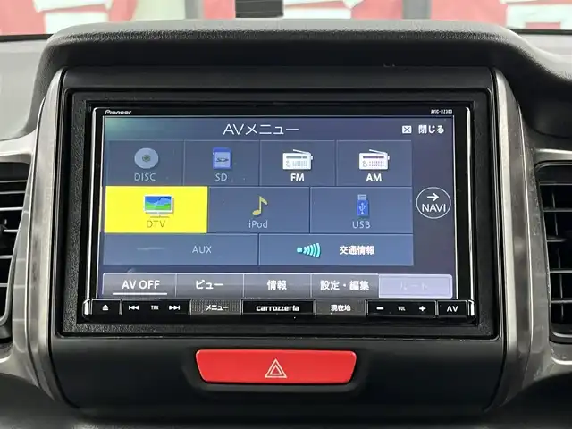 ホンダ Ｎ ＢＯＸ モデューロ X G ターボP 奈良県 2015(平27)年 4.4万km ポリッシュドメタルメタリック ワンセグナビ（ＡＶＩＣ－ＲＺ３０３）　/ミュージックサーバー（ＳＤ）　/バックカメラ　/クルーズコントロール　/スマートキー　/純正フロアマット　/ハーフレザーシート　/両側パワースライドドア　/純正アルミホイール