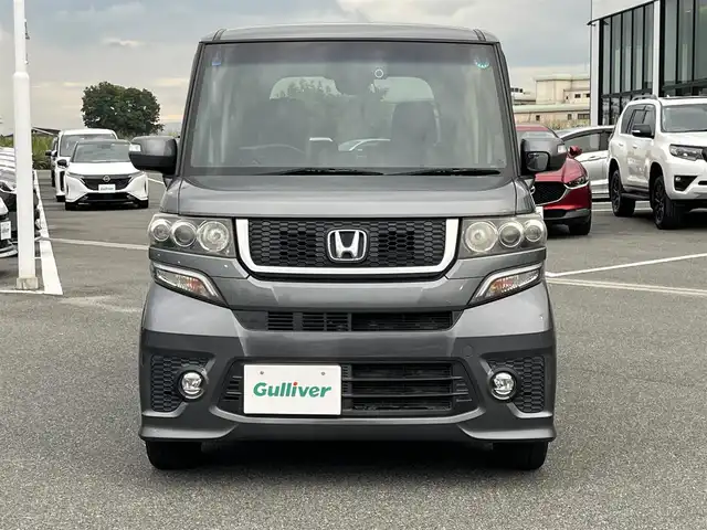 ホンダ Ｎ ＢＯＸ モデューロ X G ターボP 奈良県 2015(平27)年 4.4万km ポリッシュドメタルメタリック ワンセグナビ（ＡＶＩＣ－ＲＺ３０３）　/ミュージックサーバー（ＳＤ）　/バックカメラ　/クルーズコントロール　/スマートキー　/純正フロアマット　/ハーフレザーシート　/両側パワースライドドア　/純正アルミホイール