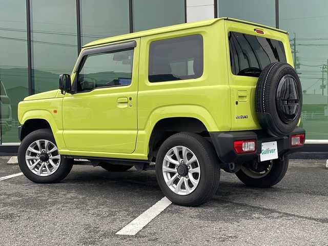 スズキ ジムニー XL 福岡県 2022(令4)年 3万km キネティックイエロー 社外１０インチナビ/Ｂｌｕｅｔｏｏｔｈ/フルセグＴＶ/ＣＤ／ＤＶＤ再生機能有/ＨＤＭＩ/ＥＴＣ/純正１６インチアルミ/純正ラバーフロアマット/オートエアコン/セーフティサポート/スマートキー