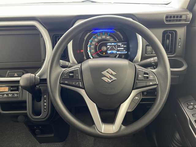 スズキ ハスラー HYBRID G 沖縄県 2023(令5)年 0.1千km オフブルーメタリック/ソフトベージュメタリック オーディオレス車/レーダークルーズコントロール/ステアリングスイッチ/衝突被害軽減システム/アイドリングストップ/前席シートヒーター/プッシュスタート/スマートキー/オートライト/横滑り防止装置/レーンキープアシスト/クリアランスソナー/電動格納ミラー