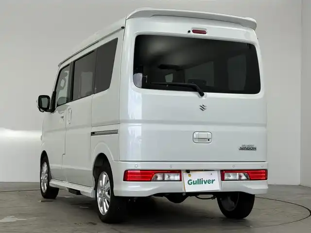 スズキ エブリィ ワゴン PZターボ スペシャル 愛知県 2024(令6)年 0.9万km パールホワイト 衝突軽減ブレーキ/両側パワスラ/純正ナビ/　ーＢＴ／フルセグＴＶ／ＣＤ／ＤＶＤ/バックカメラ/オートステップ/プッシュスタート/スマートキー/シートヒーター/オートライト/電動格納ミラー/純正LEDライト/フロアマット/純正１４インチＡＷ