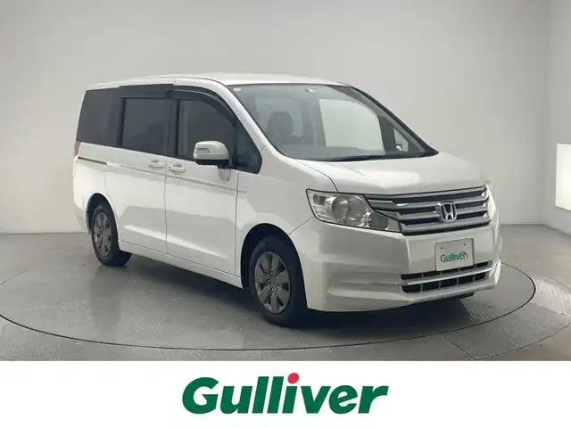 ホンダ ステップワゴン G コンフォートセレクション 兵庫県 2014(平26)年 8.5万km ホワイトオーキッドパール 純正ナビ＆ワンセグTV/（CD＆DVD＆BT＆MSV）/バックカメラ/片側パワースライドドア/クルーズコントロール/ステアリングスイッチ/オートライト/HIDライト/Aストップ/スマートキー/フロアマット/ABS/横滑り防止装置