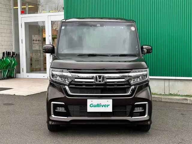 ホンダ Ｎ ＢＯＸ カスタム L 宮城県 2021(令3)年 2.2万km プレミアムグラマラスブロンズP 純正8インチナビ/(フルセグTV/CD/DVD/SD/BT/USB)/バックカメラ/ホンダセンシング/・衝突軽減ブレーキ/・誤発進抑制機能/・後方誤発進抑制機能/・歩行者事故低減ステアリング/・オートハイビーム/・標識認識機能/・路外逸脱抑制機能/・先行車発進お知らせ機能/・アダプティブクルーズコントロール/パーキングセンサーシステム/シートヒーター(D＋N席)/ドライブレコーダー前後/ビルトインETC/両側パワースライドドア/オートエアコン(イオン)/ステアリングスイッチ/オートライト/レベライザー/横滑り防止/サンシェード/プッシュスタート＆スマートキー/ウインカー付き電動格納ミラー/LEDヘッドライト/フォグランプ/純正フロアマット/純正14インチAW