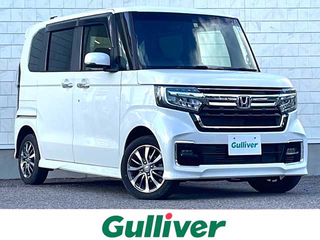 ホンダ Ｎ ＢＯＸ カスタム L 福島県 2022(令4)年 2.5万km プラチナホワイトパール 4WD 純正ナビ フルセグTV Bluetooth バックカメラ ホンダセンシング 左側パワースライドドア ETC オートクルーズ シートヒーター コーナーセンサー LEDヘッドライト スマートキー