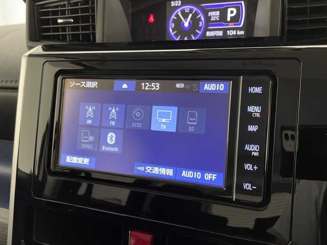 トヨタ タンク カスタムG 宮崎県 2020(令2)年 4.9万km パールホワイトⅢ 禁煙車/プリクラッシュセーフティ/純正ナビTV/（NSZT-W68T/CD/DVD/Bluetooth/フルセグTV)/純正バックカメラ/純正ビルトインETC/純正LEDオートライト/純正LEDフォグ/純正エアロ/純正ルーフエンドスポイラー/純正14インチアルミ/純正フロアマット/両側電動スライドドア/クルーズコントロール/オートマチックハイビーム/クリアランスソナー/ウインカードアミラー/オート電動格納ミラー/オートエアコン/本革巻ハンドル/スマートキー/プッシュエンジンスタート/スペアキー/新車時保証書/取扱い説明書