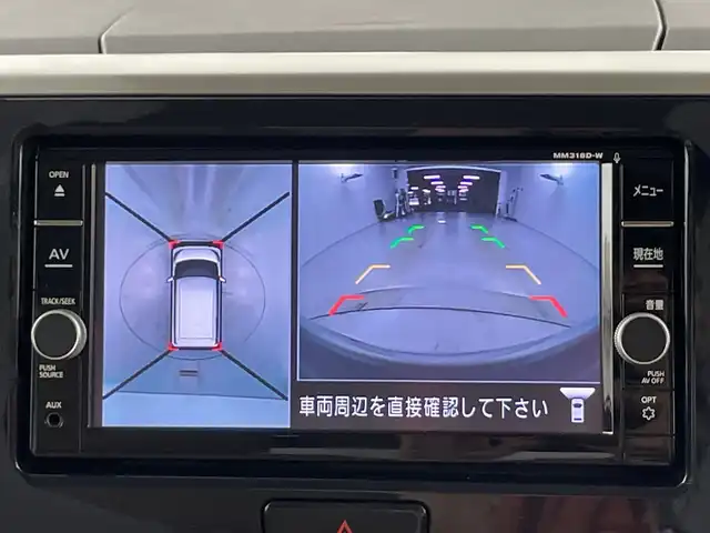 日産 デイズ ルークス HWS X Vセレクション 愛知県 2018(平30)年 3.8万km スパークリングレッドM 禁煙車/純正7インチナビ/（CD/DVD/Bluetooth/フルセグTV/SD)/全方位カメラ/衝突軽減ブレーキ/レーンキープアシスト/オートマチックハイビーム/ETC/ハーフレザーシート/両側パワースライドドア/アイドリングストップ/純正15インチアルミホイール/純正フロアマット/横滑り防止装置/電動格納ミラー/ベンチシート/スマートキー/プッシュスタート