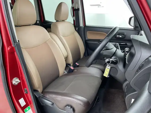 日産 デイズ ルークス HWS X Vセレクション 愛知県 2018(平30)年 3.8万km スパークリングレッドM 禁煙車/純正7インチナビ/（CD/DVD/Bluetooth/フルセグTV/SD)/全方位カメラ/衝突軽減ブレーキ/レーンキープアシスト/オートマチックハイビーム/ETC/ハーフレザーシート/両側パワースライドドア/アイドリングストップ/純正15インチアルミホイール/純正フロアマット/横滑り防止装置/電動格納ミラー/ベンチシート/スマートキー/プッシュスタート