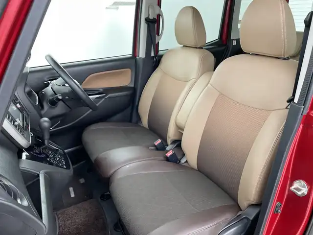 日産 デイズ ルークス HWS X Vセレクション 愛知県 2018(平30)年 3.8万km スパークリングレッドM 禁煙車/純正7インチナビ/（CD/DVD/Bluetooth/フルセグTV/SD)/全方位カメラ/衝突軽減ブレーキ/レーンキープアシスト/オートマチックハイビーム/ETC/ハーフレザーシート/両側パワースライドドア/アイドリングストップ/純正15インチアルミホイール/純正フロアマット/横滑り防止装置/電動格納ミラー/ベンチシート/スマートキー/プッシュスタート