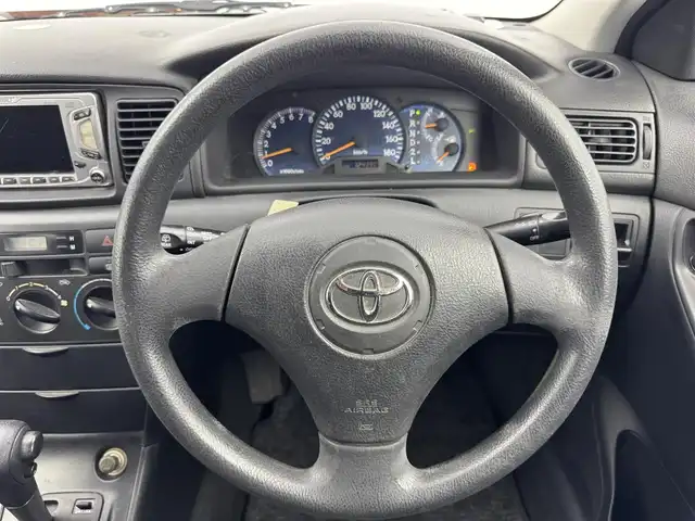 トヨタ アレックス XS 150 ワイズセレクション 愛知県 2002(平14)年 12.5万km シルバー トヨタ純正ディーラーオプションナビ/　　・CD/カセットテープ/パワーステアリング/パワーウィンドウ/エアコン/フルフラットシート/ABS/Ｗエアバック/ハロゲンヘッドライト/社外14インチアルミホイール/取扱説明書/リモコンキー（破損有）