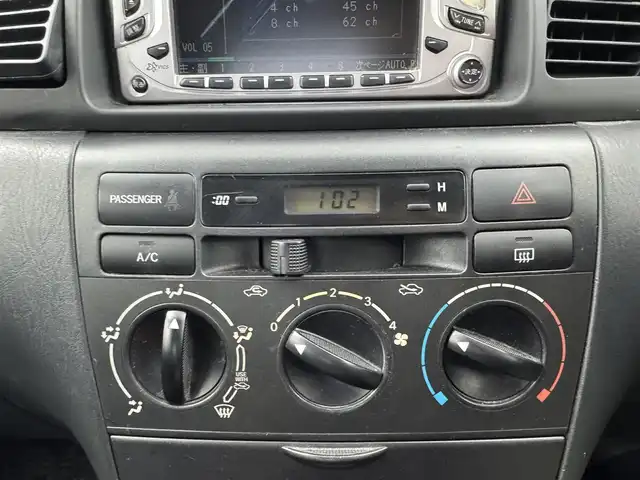 トヨタ アレックス XS 150 ワイズセレクション 愛知県 2002(平14)年 12.5万km シルバー トヨタ純正ディーラーオプションナビ/　　・CD/カセットテープ/パワーステアリング/パワーウィンドウ/エアコン/フルフラットシート/ABS/Ｗエアバック/ハロゲンヘッドライト/社外14インチアルミホイール/取扱説明書/リモコンキー（破損有）