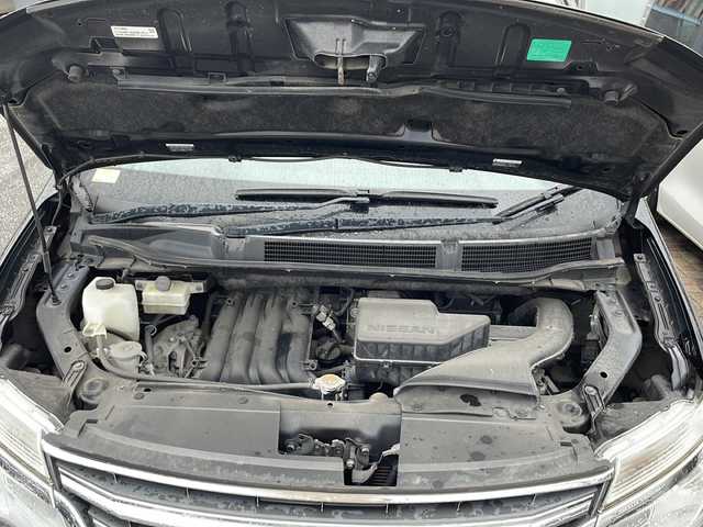 日産 セレナ ハイウェイスター Sハイブリッド 沖縄県 2014(平26)年 8.8万km ダイヤモンドブラック 県外仕入/禁煙車/純正ナビ フルセグＴＶ DVD再生可 Bluetooth/バックカメラ　　/両側パワースライドドア　　/純正フリップダウンモニター/前方ドライブレコーダー　/ＥＴＣ　/ＬＥＤヘッドライト　/オートライト　/リアロールサンシェード　/ウインカードアミラー/革巻きステアリング　/スマートキー