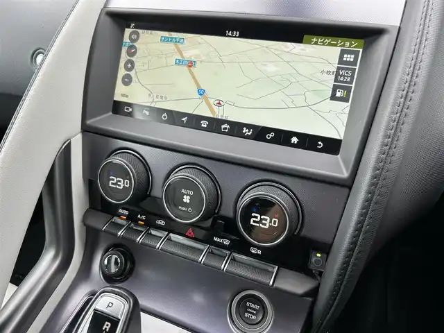 ジャガー Ｆ-ＴＹＰＥ クーペ 茨城県 2018(平30)年 5.8万km 黒 中期型 /インテリアブラックパック /TouchProナビ /BT/USB/Bカメラ /MERIDIAN /白半革 /メモリー付パワーシート /キセノン /クルコン /リアスポイラー /ETC2.0 /パドルシフト /純正18インチAW /禁煙車