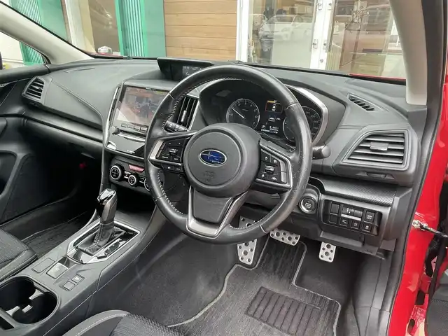 スバル インプレッサ スポーツ 1．6i－LアイサイトSスタイル 宮崎県 2018(平30)年 5.1万km ピュアレッド 純正8インチナビ/メモリナビ/フルセグテレビ/バックカメラ/サイドカメラ/アイドリングストップ/クルーズコントロール/プッシュスタート/ETC/LEDヘッドライト/トノカバー/ステアリング連動ヘッドランプ/純正16インチアルミ