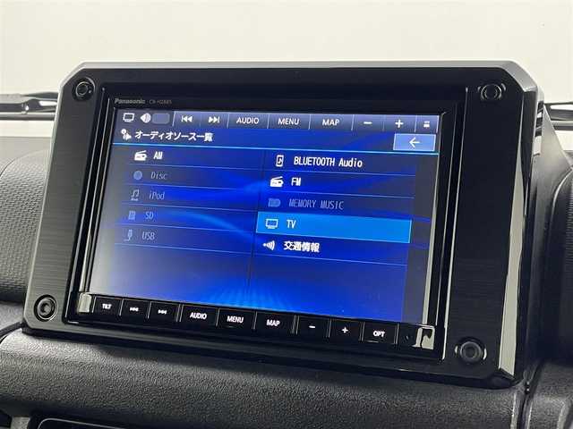 スズキ ジムニー XC 埼玉県 2023(令5)年 1.6万km ブルーイッシュブラックパール3 ４WD/純正８インチナビ/バックカメラ/BT、CD、SD、フルセグTV、SD、USB/ETC/スマートキー/プッシュスタート/前後ドライブレコーダー/クルーズコントロール/シートヒーター/保証書、取説/純正16インチアルミホイール/スズキセーフティーサポート