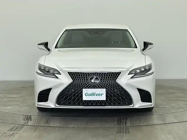 レクサス ＬＳ 500 Iパッケージ 宮城県 2020(令2)年 5.4万km ソニッククォーツ ワンオーナー/純正ナビ/(AM/FM/CD/DVD/SD/USB/BT/TV/AUX/Miracast)/全方位カメラ/前方ドライブレコーダー/ビルトインETC2.0/レーダークルーズコントロール/BSM/HUD/パワートランク/パドルシフト/レザーシート/パワーシート/シートメモリー/シートヒーター/エアシート/ステアリングヒーター/電動チルト＆テレスコピックステアリング/リアサンシェード/プッシュスタート/スマートキー/オートライト/オートマチックハイビーム/LEDヘッドライト/シーケンシャルヘッドランプ/純正フロアマット/純正19インチアルミホイール/禁煙車