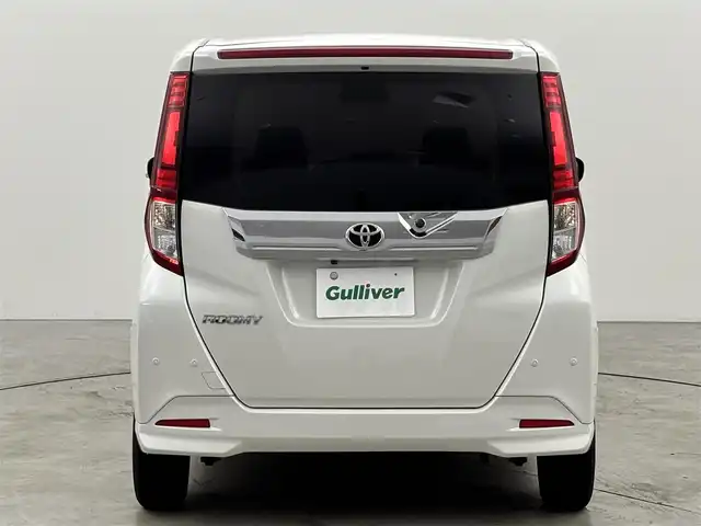 トヨタ ルーミー カスタムG 福岡県 2019(令1)年 5.9万km パールホワイトⅢ ワンオーナー　/純正９型ナビ／フルセグＴＶ　/クルーズコントロール　/コーナーセンサー　/衝突軽減ブレーキ　/アイドリングストップ　/両側電動スライドドア　/シートヒーター　/純正１４インチＡＷ　/ＬＥＤヘッドライト