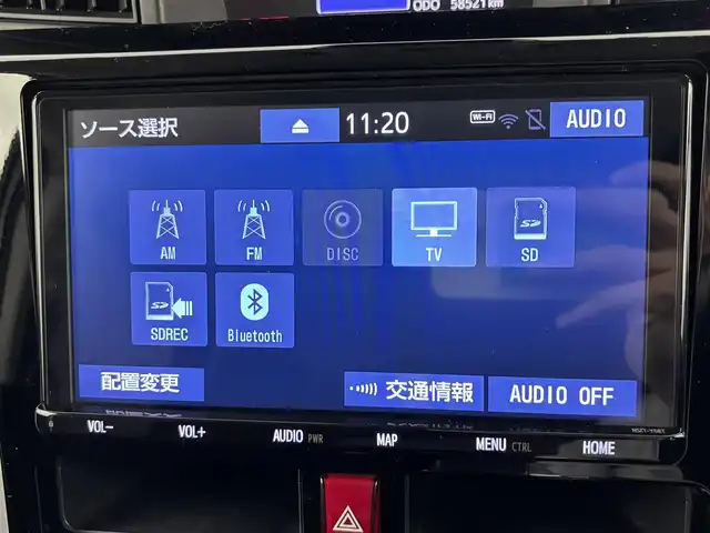 トヨタ ルーミー カスタムG 福岡県 2019(令1)年 5.9万km パールホワイトⅢ ワンオーナー　/純正９型ナビ／フルセグＴＶ　/クルーズコントロール　/コーナーセンサー　/衝突軽減ブレーキ　/アイドリングストップ　/両側電動スライドドア　/シートヒーター　/純正１４インチＡＷ　/ＬＥＤヘッドライト