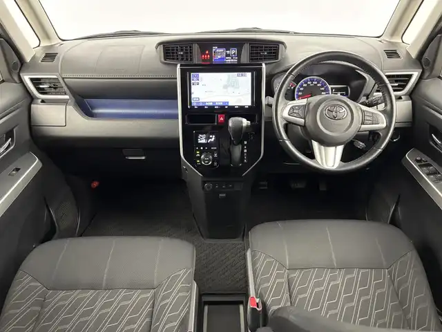 トヨタ ルーミー カスタムG 福岡県 2019(令1)年 5.9万km パールホワイトⅢ ワンオーナー　/純正９型ナビ／フルセグＴＶ　/クルーズコントロール　/コーナーセンサー　/衝突軽減ブレーキ　/アイドリングストップ　/両側電動スライドドア　/シートヒーター　/純正１４インチＡＷ　/ＬＥＤヘッドライト