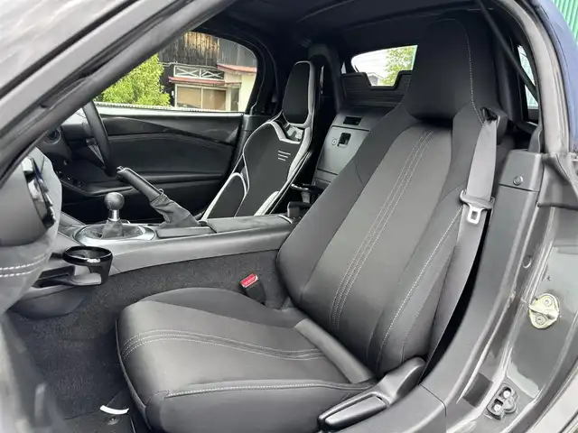 マツダ ロードスター 990S 福岡県 2022(令4)年 3.2万km マシーングレープレミアムM アイ・アクティブセンス/レーンキープアシスト/コーナーセンサー/純正フロアマット/レカロシート/９９０S専用レイズホイール/990S専用ブレンボブレーキ/プッシュスタート/スマートキー/ETC