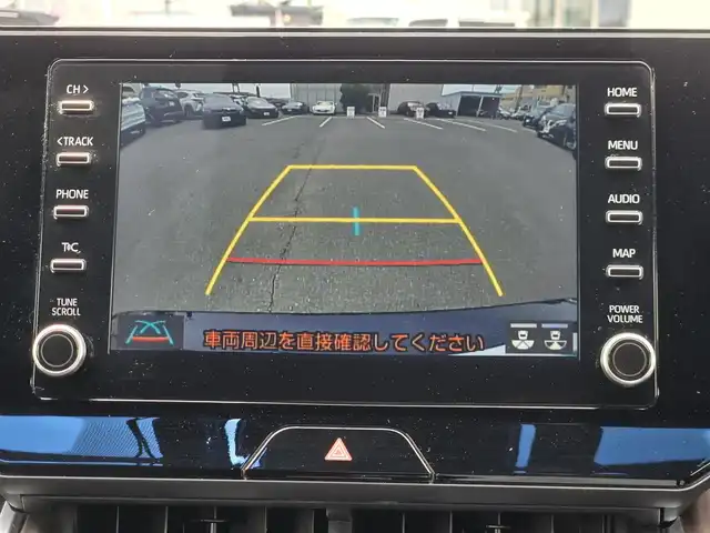 トヨタ ハリアー ハイブリッド G 鹿児島県 2020(令2)年 7.6万km ダークブルーマイカ デジタルインナーミラー　/アダプティブクルーズコントロール　/ビルトインＥＴＣ　/前後ドライブレコーダー　/トヨタセーフティセンス　/Ｄ席パワーシート　/電動リアゲート　/ＭＴモード付きＡＴ　/純正ディスプレイオーディオ/Bluetoothオーディオ/前後コーナーセンサー/プッシュスタート/スマートキー/横滑り防止装置/レーンキープアシスト/エアバッグ(W＋サイド)/LEDヘッドライト