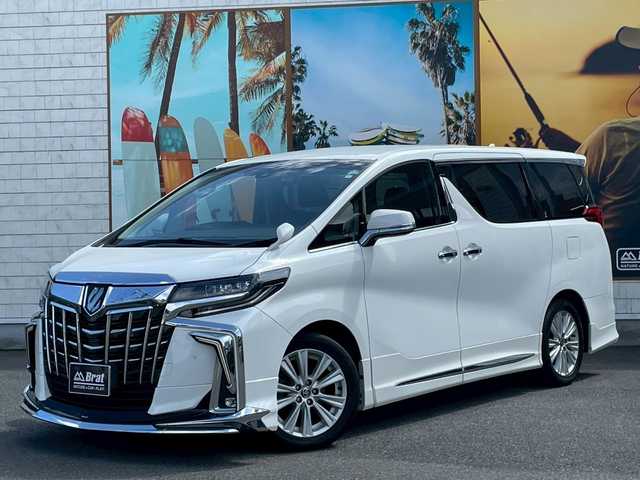 トヨタ アルファード 宮崎県 2019(令1)年 6.6万km ホワイトパールクリスタルシャイン モデリスタフルエアロ　/純正10.5インチナビ　/純正12インチフリップダウンモニター　/AC100Vコンセント　/両側パワースライドドア　/ドラレコ　/プリクラッシュセーフティ　/オートハイビーム　/レーンキープ　/バックカメラ　/パーキングセンサー　/Bluetooth　/DVD　/CD　/フルセグ