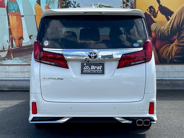 トヨタ アルファード 宮崎県 2019(令1)年 6.6万km ホワイトパールクリスタルシャイン モデリスタフルエアロ　/純正10.5インチナビ　/純正12インチフリップダウンモニター　/AC100Vコンセント　/両側パワースライドドア　/ドラレコ　/プリクラッシュセーフティ　/オートハイビーム　/レーンキープ　/バックカメラ　/パーキングセンサー　/Bluetooth　/DVD　/CD　/フルセグ