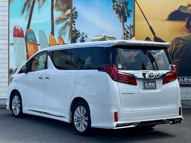 トヨタ アルファード 宮崎県 2019(令1)年 6.6万km ホワイトパールクリスタルシャイン モデリスタフルエアロ　/純正10.5インチナビ　/純正12インチフリップダウンモニター　/AC100Vコンセント　/両側パワースライドドア　/ドラレコ　/プリクラッシュセーフティ　/オートハイビーム　/レーンキープ　/バックカメラ　/パーキングセンサー　/Bluetooth　/DVD　/CD　/フルセグ