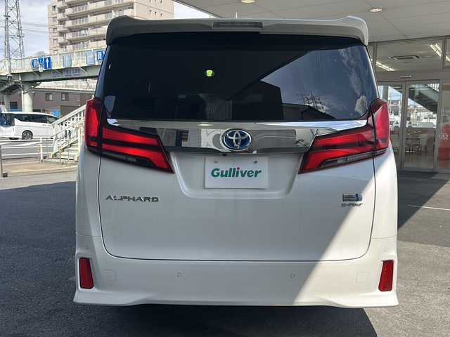 トヨタ アルファードハイブリット SR Cパッケージ 京都府 2018(平30)年 8.7万km ホワイトパールクリスタルシャイン ＪＢＬプレミアムサウンド　/純正ＳＤナビ 10.5インチ/トヨタセーフティセンス/レーダークルーズコントロール/レーンキープアシスト（LTA）/オートマチックハイビーム/プリクラッシュセーフティ（PCS）/ロードサインアシスト（RSA）/パーキングサポートブレーキ（PKSB）/アドバンストパーク/リアクロストラフィックアラート（RCTA）/クリアランスソナー/BSM/ブレーキホールド/置くだけ充電　/ステアリングヒーター/デジタルインナーミラー　/サンシェード　/メモリーパワーシート　/シートヒーター＆ベンチレーター　/バックカメラ　/ドライブレコーダー（ZDR-015）/ナノイー/オールオートパワーウィンドウ/ウィンカーミラー/フォグランプ/スマートキー/プッシュスタート