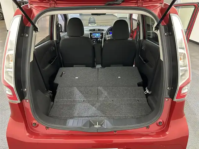 日産 デイズ ハイウェイスターX 愛媛県 2016(平28)年 5.1万km スパークリングレッドM 純正ナビ/Bluetooth/アラウンドビューモニター/エマージェンシーブレーキ/横滑り防止装置/フルセグテレビ/バックカメラ/アイドリングストップ/スマートキー/純正フロアマット/ベンチシート/純正AW/オートマチックハイビーム/ドアバイザー/プッシュスタート/ウィンカーミラー