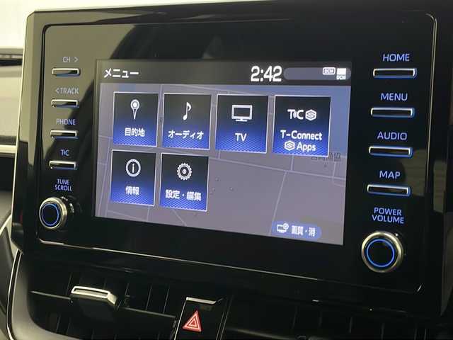 トヨタ カローラ クロス ハイブリッド Z 宮崎県 2022(令4)年 1.5万km スパークリングブラックパールクリスタルシャイン 禁煙車/トヨタセーフティセンス/純正8型ディスプレイオーディオナビTV/（T-CONNECT/Bluetooth/USB/FMAM/フルセグTV)/純正バックカメラ/純正ビルトインETC/純正LEDオートライト/純正LEDフォグ/純正18インチアルミ/純正フロアマット/社外ドライブレコーダー/アダプティブクルーズコントロール/レーンディパーチャーアラート/オートマチックハイビーム/ブラインドスポットモニター/クリアランスソナー/電子パーキング/オートホールド/パワーバックドア/運転席パワーシート/前席シートヒーター/ハーフレザーシート/ウインカードアミラー/デュアルオートエアコン/本革巻ハンドル/スマートキー/プッシュエンジンスタート/新車時保証書/取扱い説明書