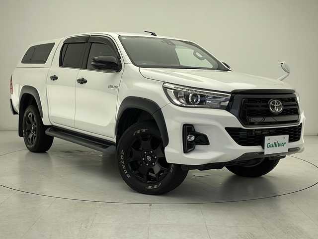 トヨタ ハイラックス Z ブラックラリーエディション 千葉県 2019(令1)年 5.3万km スーパーホワイトⅡ 純正ナビCD DVD フルセグ AUX/ＥＴＣ/バックカメラ/純正アルミホイール/４ＷＤ/純正ドアバイザー/トヨタセーフティーセンス/プリクラッシュセーフティー/ロードサインアシスト/ダウンヒルアシストコントロール/センターデフロック/スマートキー/プッシュスタート/ウィンカーミラー/ステアリングスイッチ/フォグランプ
