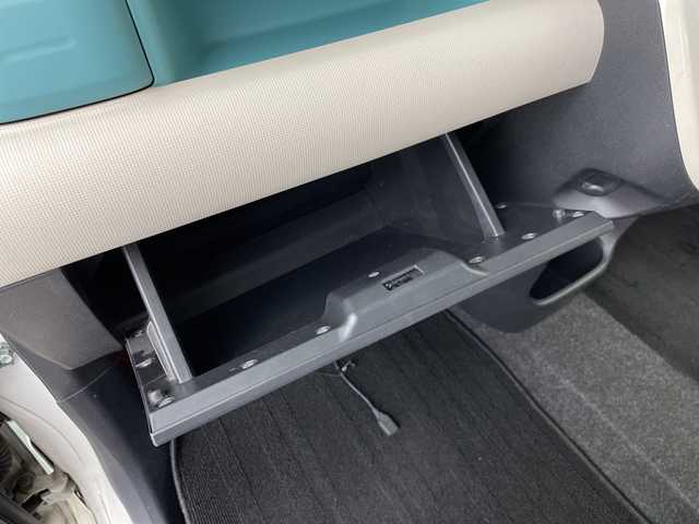 ダイハツ ムーヴ キャンバス G メイクアッフ SA Ⅱ 新潟県 2017(平29)年 9.2万km パールホワイトⅢ/ファインミントメタリック 2トーン 純正ディスプレイオーディオ【DUK-W67D】/　Bluetooth/CD/DVD/USB/スマートアシストII/・衝突回避支援ブレーキ機能/・衝突警報機能(対車両、対歩行者)/・車線逸脱警報機能/・誤発進抑制制御機能/・先行車発進お知らせ機能/両側パワースライドドア/コーナーセンサー/バックモニター/アイドリングストップ/LEDヘッドライト/ステアリングスイッチ