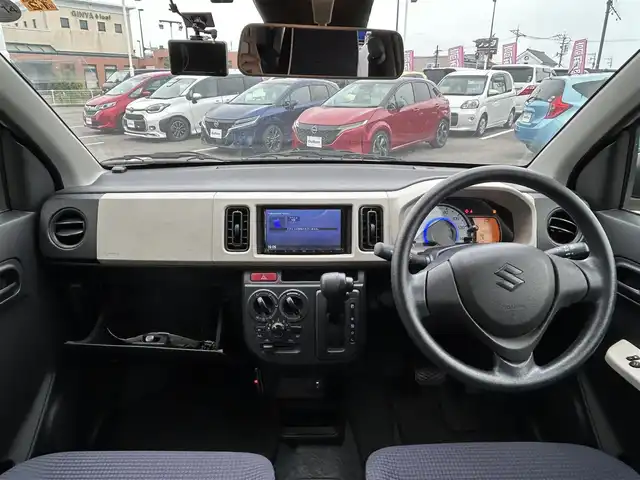 スズキ アルト S 長崎県 2019(令1)年 4.4万km スペリアホワイト /社外ナビ/フルセグTV/（AM/FM/CD/Bluetooth/フルセグTV）//社外ドライブレコ―ダー//衝突被害軽減ブレーキ//レーンキープアシスト//アイドリングストップ//運転席シートヒーター//ETC//キーレス