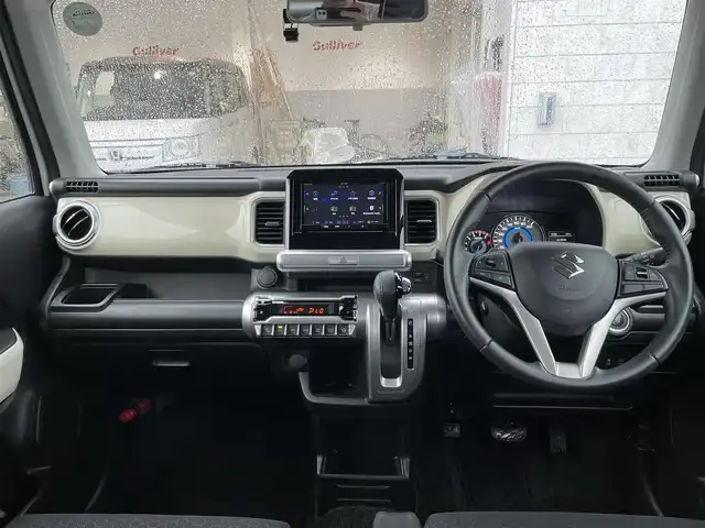 スズキ クロスビー HYBRID MZ 宮崎県 2019(令1)年 3.8万km ピュアホワイトパール/ブラック2トーンルーフ 社外ナビ「AVN-D9」/(AM.FM.Bluetooth.DVD.CD.SD)/フルセグTV/バックカメラ/コーナーセンサー/ETC/クルーズコントロール/シートヒーター/パドルシフト/横滑り防止機能/アイドリングストップ/衝突軽減ブレーキ/レーンキープアシスト/電格ミラー/パワーステアリング/パワーウィンドウ/スマートキー